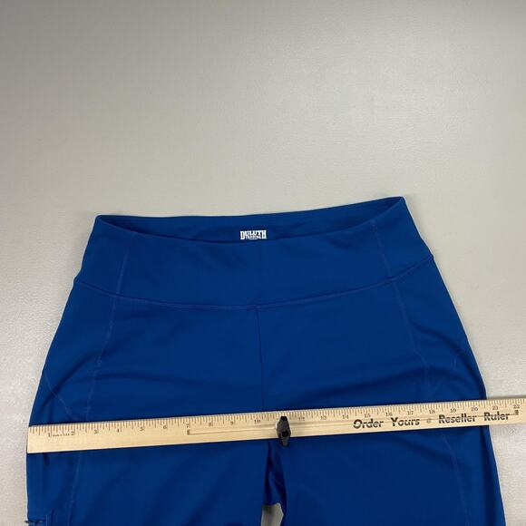Duluth Trading Classic Noga Pants Womens Medium x29 Blue Zip Pocket Straight Leg - Picture 6 of 12